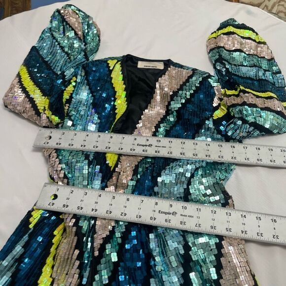 Circus Hotel Sequin Wrap Cocktail Dress Size 38 US 2-4 - Picture 4 of 10